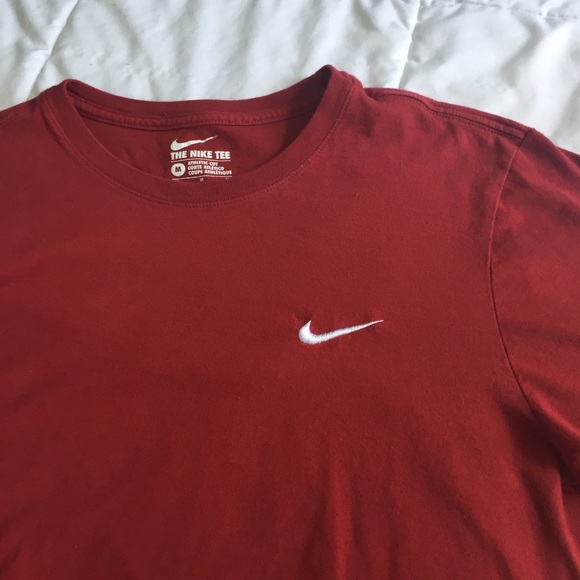 Nike Tops | Red Vintage Nike Long Sleeve | Poshmark
